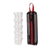 Ldabrye Outdoor Portable Splicing Seasoning Bottles 5-piece Sets Camping Picnics Fishing Barbecue Seasoning Box Keep