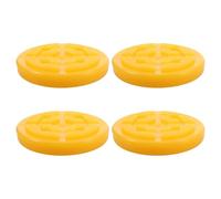 Ldabrye Pack of 4 Protective Mats Pad for Double Column Lifts and Trolley Jacks Rubber Lifting Platform Pad Heavy Duty Vibrations Reduction Rubber Pad for Automotive Tool