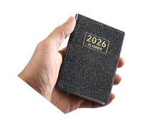 Ldabrye Pocket Note Pad Notebook Memo Paper Notepads with Hard & Thick Covers, Colorful Small Hardcover Small Notebooks