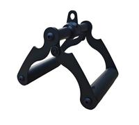 Ldabrye Professional V-Shaped Gym Handle Ergonomic Design Heavy Carbon Steel Rotating Grip for Cable Pulley Systems Professional Strengths Training Handle