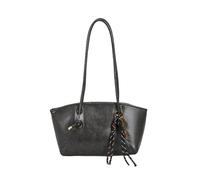 Ldabrye PU Leather Underarm Bag with Pendant Multipurpose Shoulder Purse Bags Work Handbag for Women Casual Daily Use Evening Bag