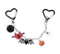 Ldabrye Pumpkin Keychain Bag Charms for Women Purse Handbag Backpack Pendant Car Keyring Aesthetic Keychains Charm Halloween Pumpkin Keyring Purse Keychains