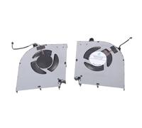 Ldabrye Replacement CPU GPU Cooling Fan for 16S 16K 2023 Laptop Stable Metal Construction Quiet Operating Quiet CPU Cooling Fan