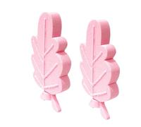 Ldabrye Resin Cage Mounts 2PCS with Rough Surfaces for Parakeets Cockatiels Safe Beak Maintenance Toy Bird Nail Trimming Perch