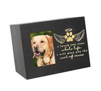 Ldabrye Resins Pet Ashes Box Cats Pet Photo Customize Ashes Keepsakes Memory Funeral Box For Grieving Owners Living Room Memorials Decoration