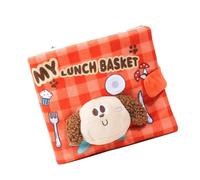 Ldabrye Safe Plush Dog Sniff Book Toy with Squeaker Scent Exploration and Bonding Interaction for Boredom Entertainment Snuffle Activity Book