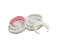 Ldabrye Silicone Candle Moulds for Candle Making,Silicone Eid Mold Moon Candle Soap Chocolate Making Mould Supplies Silicone Resin Mould for Making Soaps,Wax Crafts,Plaster Ornament