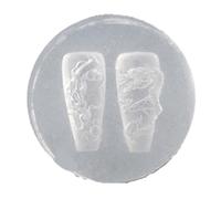 Ldabrye Silicone Mold Silicone Nail Art Handcrafts Moulds DIY Nail Tools Dragon/Snake Nail Carving Molds Silicone Material for Nail Decoration Craft Casting Mold for Gift Home Office Decor