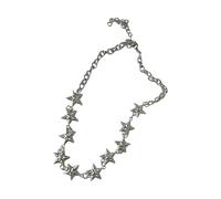 Ldabrye Simple Necklace Star Pendant Chokers Chain with Alloy Dainty Necklace Elegant Adjustable Chain for Valentines Day Gifts Party Accessory