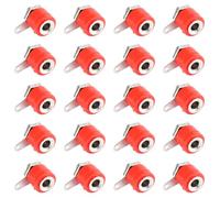 Ldabrye Strong 4MM Lecturer Outlets with Insulated Housing for Secure Increaser Associations and Professional Sound Setups Multiple Purpose Metal Sound Couplings