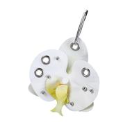 Ldabrye Stylish Floral Beaded Keyring with Smooth Multipurpose Decoration for Purses Backpacks or Phone Charm Gift Keychain