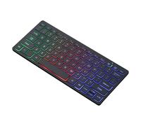 Ldabrye Thin Corded Keyboard 78keys Small Keypad Colorful LED Backlight Character Translucent Keycaps For Office And Gaming