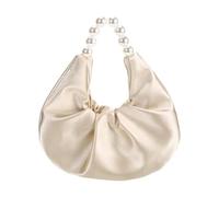 Ldabrye Thin Sateen Stone Embellished Crossbody Bag Multiple Transporting Approaches Exemplary for Work Travel Holiday Thin Sateen Stone Embellished Crossbody Bag