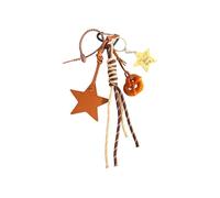 Ldabrye Traditional Cosmic Appeal Bag Accessory with Beaded Decoration Fashion Bag Pendant for Stylish Bags and Keychains Star Keychain Retro Keychain