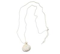 Ldabrye Trendy Silver Alloy Necklace with Minimalists Heart Designs Korean Styles Layer Chain Heart Pendant Necklace