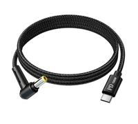 Ldabrye Type C to DC5521 Charging Cable 5.5x2.1mm 5.5x2.5mm Straight Angled Design Adapter Cord Flexible Power Supply Camera Cable