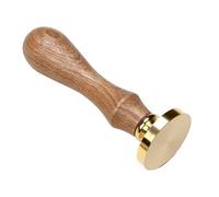 Ldabrye Unfinished Seal Stamp Head with Wood Handle for Seal Envelope Card Flower Heart Round Square Handcraft Enthusiast Stamp