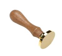 Ldabrye Unfinished Seal Stamp Head with Wood Handle for Seal Envelope Card Flower Heart Round Square Handcraft Enthusiast Stamp