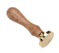 Ldabrye Unfinished Seal Stamp Head with Wood Handle for Seal Envelope Card Flower Heart Round Square Handcraft Enthusiast Stamp