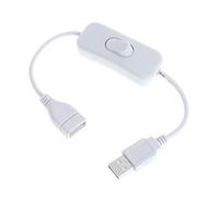 Ldabrye USB Cable New 28cm USB 2.0 A Male To A Female Extension Extender White Cable