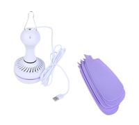 Ldabrye USB Ceiling Fan Portable Hanging With Remote For Outdoor Gazebo Camping Tent Quiet Motor Operating Energy Efficient USB Tent