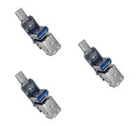 Ldabrye USB Type C Expansion Hub: 3-Port Design for Storage Keyboards Compatible USB C Hubs