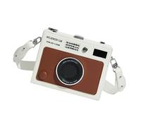 Ldabrye Women’s Vintage Inspired Camera Purse PU Leather Construction Multi Compartment Organization Ergonomic Adjustable Crossbody Strap Trendy Crossbody Camera Bag