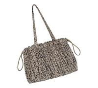 Ldabrye Women's Soft Toted Shoulder Bag with Snaps Pleated Drawstring Purses for Work Travel College Dating Weekends Top Handle Satchel Handbags