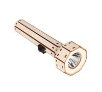 Ldabrye Wooden Craft Flashlight Kits Craft Toy for Student Kids Fun Science Experiment and Hands on Learning Activity Wooden Educational Toy