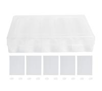 Ldafava 100PCS Transparent Round Coin Storage Box Capsules Containers Protector Case Holder with EVA Foam Pads for Collectors Organizing 17mm to 30mm Diameter Coins Plastic Clear