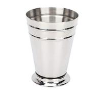 Ldafava 304 Stainless Steel Iced Cocktail Cup Wine Mug Bartender Tool Anti Falling Tapered Stem Design for Bar Party Home Use Silver Black 400ml (Silver)
