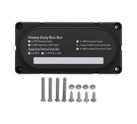 Ldafava Bus Bar Power Distribution Box 6 Way 300A Heavy Duty Proof ABS Metal Junction Block Box for Car Trucks RVs Marine Boats 12 to 48V