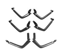 Ldafava Car Interior Armrest Kit Fashionable Carbon Fiber Center Console Upgrade Replacement for 2018 2024 6PCS Set
