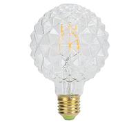 Ldafava G95 Retro Bulb E27 Unique Shape Vintage Filament Lamp Bulb 4W 360lm Warm Light (Clear)