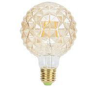 Ldafava G95 Retro Bulb E27 Unique Shape Vintage Filament Lamp Bulb 4W 360lm Warm Light (Gold)