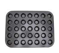 Ldafava Nonstick Mini Muffin Pans Nonstick Mini Cupcake Pan Carbon Steel Baking Pans for Muffins Cupcakes Cookies Tarts Cheesecakes Quiche Professional Bakeries Home Kitchen Baking (35 Grids)