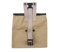 Ldafava Outdoor Foraging Bag Durable Lightweight Oxford Cloth Fruit Picking Pouch Mushroom Waist Hanging Tool Pouch For Gardeners Hikers Campers 21.5x21cm 73g (Khaki Color)