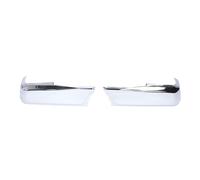 Ldafava Rear Bumper Face Bar Ends Cap Cover Electroplating Pair Left Right Protection Upgrade for King Ranch Lariat Platinum XL XLT Crew Cab Pickup 4 Door 2015 2020 Iron Material
