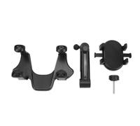 Ldafava Rear View Mirror Phone Holder Stable Durable Multifunctional Car Phone Mount Bracket for GPS Dashcam Installation Compatible with Most Vehicles ABS Metal Material