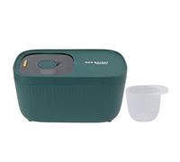 Ldafava Rice Bucket Multigrain Storage Container with Transparent Lid Airtight Kitchen Food Dispenser for Household Rice Grains Flour Nuts Beans Snacks Plastic Light Luxury Design (Green)