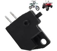 Ldafava Right Brake Stop Light Switch, Motorcycle Front Right Brake Light Stop Switch Brake Black Universally Fit for Su zuki Motorcycles