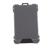 Ldafava Slim Wallet RFID Blocking Transparent Badge Card Holder Anti Demagnetization Aluminum Alloy Metal Wallet for Men Women Business Travel (Grey)