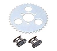 Ldafava T8F 38T Rear Chain Wheel Sprocket, 101mm Diameter Lightweight, Metal Sprocket Suitable Fit for 2 Stroke 43cc 49cc Goped Scooter