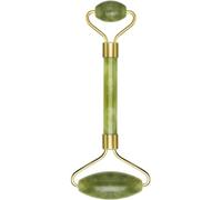 LDATY Jade Roller,Quartz Face Roller, Facial Beauty Roller Skin Care Tools, Massager for Face, Eyes, Neck,Gua Sha Soothes, Body Muscle Relaxing, Improve Eye Puffiness (L)