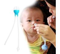 LDATY Newborn Baby Nasal Aspirator,Baby Nose Sucker Nose Cleaner Nasal Relief,Baby Nasal Cleaner Mucus Removal for Newborns and Toddlers,Reusable Anti-backflow Toddler Nose Unclog (L)