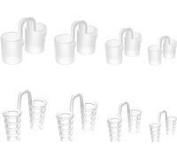 LDATY Nose Vent Sinus Relief Dilator (Pack of 8 Various Sizes) - A Simple Solution for Nasal Snorers - Reusable Anti Snoring Device to Enjoy a Peaceful Night's Sleep