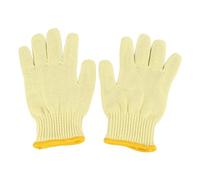 LDAUYZLING 1 Pair Oven Mitts Double Layer Aramid Fiber 300℃ High Temperature Resistant Knit Flexible Baking Gloves (24cm / 9.4in L)