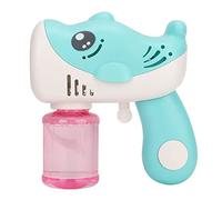 LDAUYZLING 12 Holes Bubbles Machine Handheld Battery Operated Automatic Dolphin Bubble Blower with Light (Green)