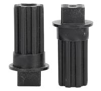 LDAUYZLING 2 PCS Meat Grinder Screw Coupling Black Plastic Quick Installation Meat Grinder Screw Coupling Sleeve for Kenwood