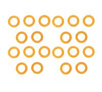 LDAUYZLING 20pcs Bobbin Winder Rubber Tire Ring Flexible Elastic Portable Bobbin Winder Ring for Replacement Yellow